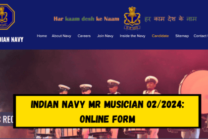 Indian Navy MR Musician 02/2024: Online Form