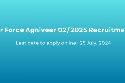 Air Force Agniveer 022025 Online Form