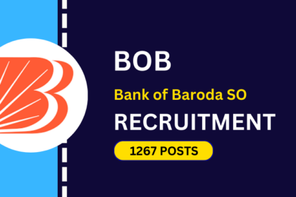 Bank of Baroda SO Recruitment